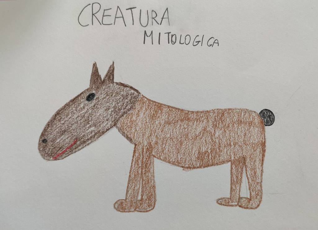 mascotte archeo della 1^E cuasso