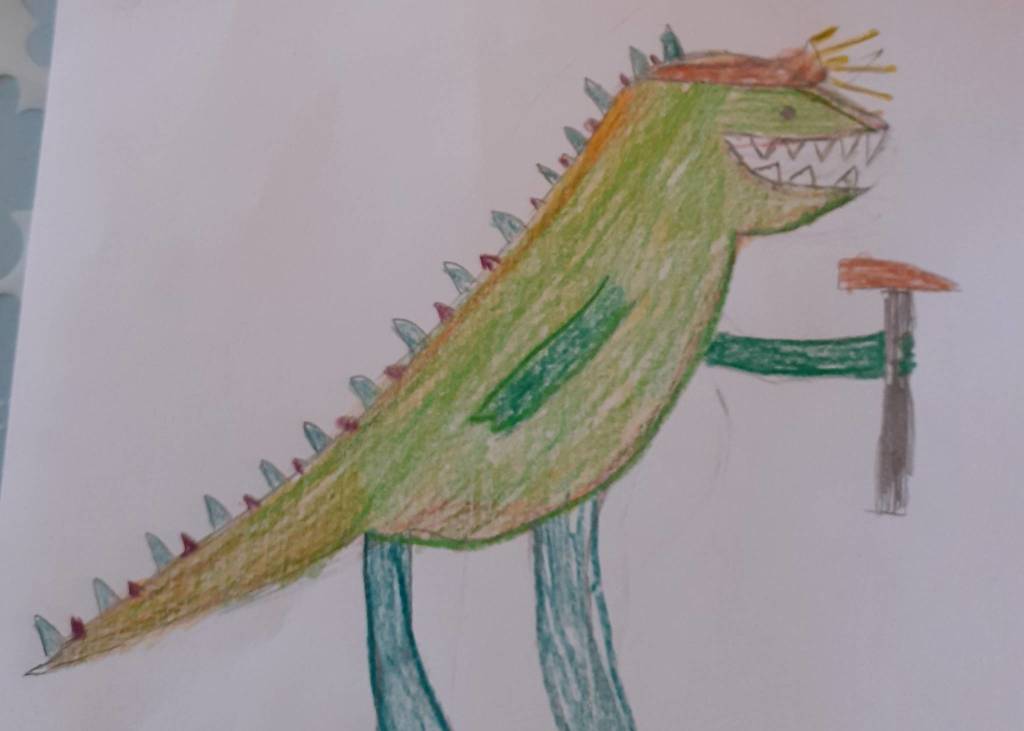 mascotte archeo della 1^E cuasso