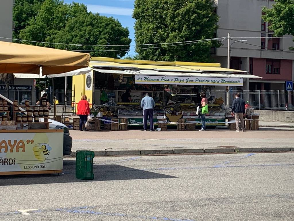 Mercato 2 maggio 2020 Gallarate