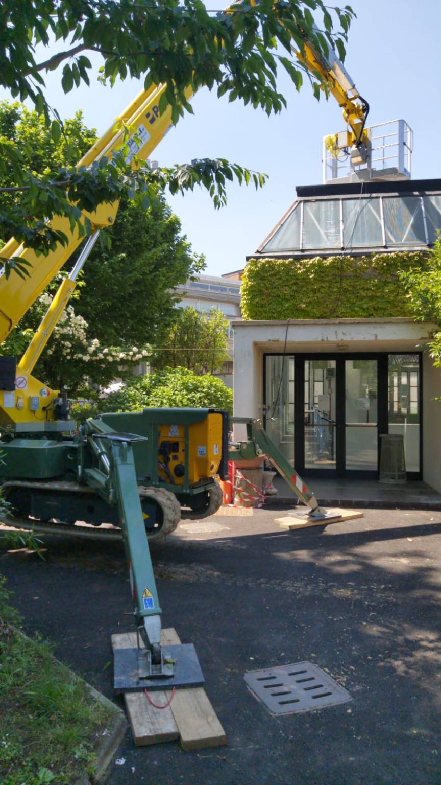 Nuovo tetto per la palestra della scuola Galilei di Garbagnate 