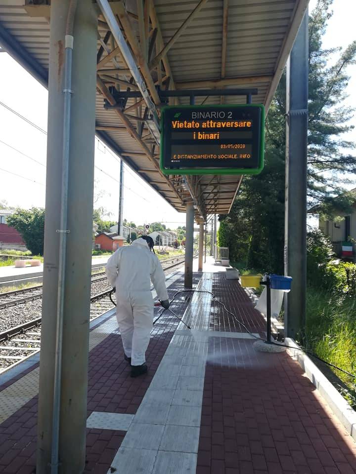 Protezione Civile Valtinella, sanificate le strade di Casciago, Comerio, Luvinate e Barasso