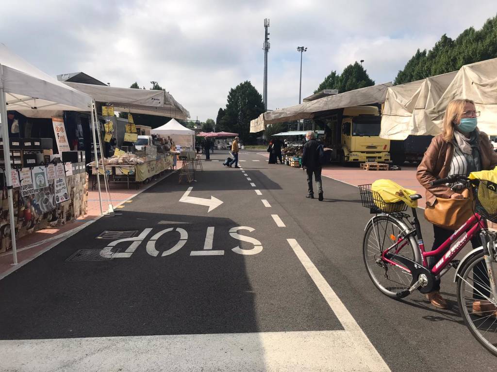 Saronno, si popola il secondo mercato del mercoledì "post coronavirus"