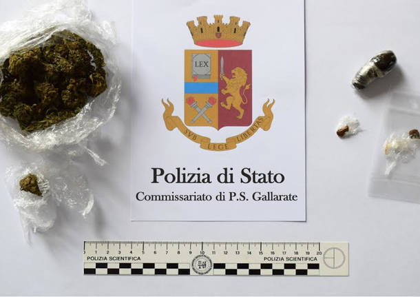 spaccio gallarate polizia