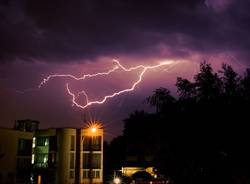 Temporale e lampi e Gallarate 