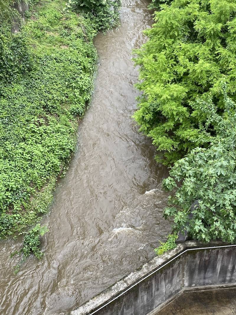 Torrente Lura in piena