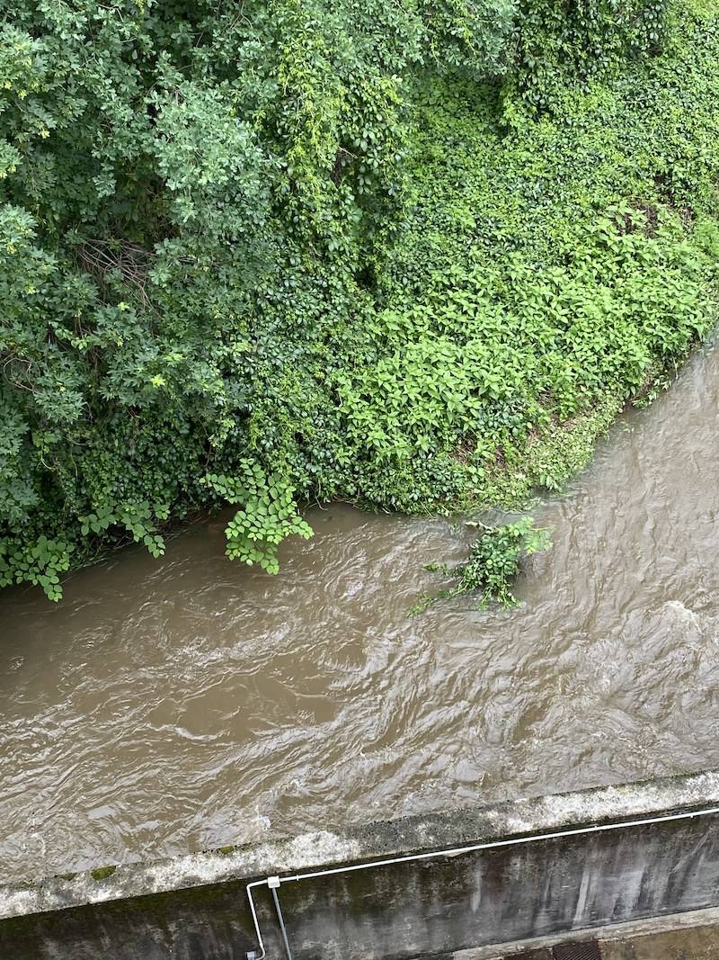 Torrente Lura in piena