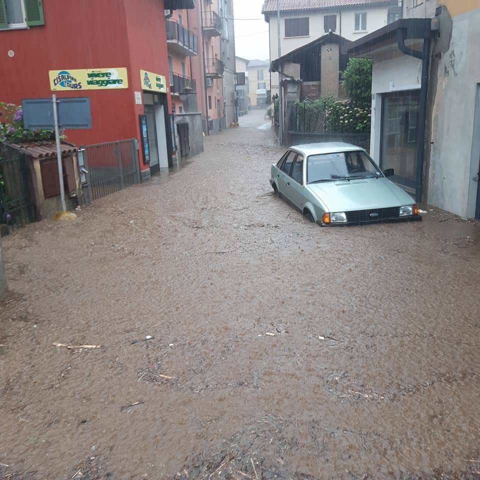Allagamenti a Lavena Ponte Tresa - 7 giugno 2020