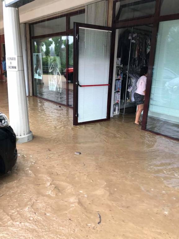 Allagamenti a Lavena Ponte Tresa - 7 giugno 2020