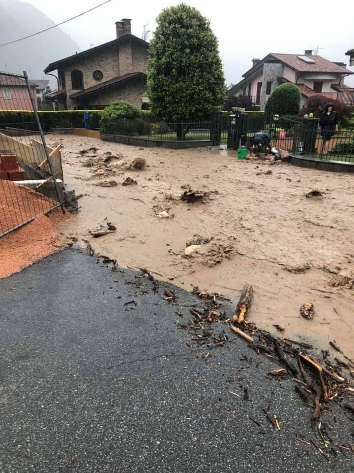 Allagamenti a Lavena Ponte Tresa - 7 giugno 2020