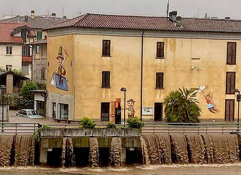 Allagamenti a Lavena Ponte Tresa - 7 giugno 2020