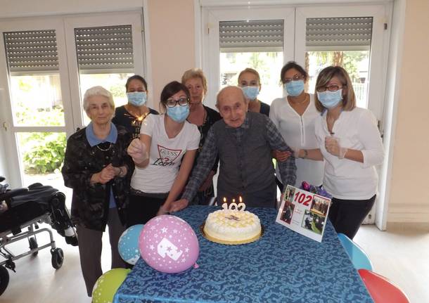 Antonio Gianazza a 102 anni guarito dal Covid