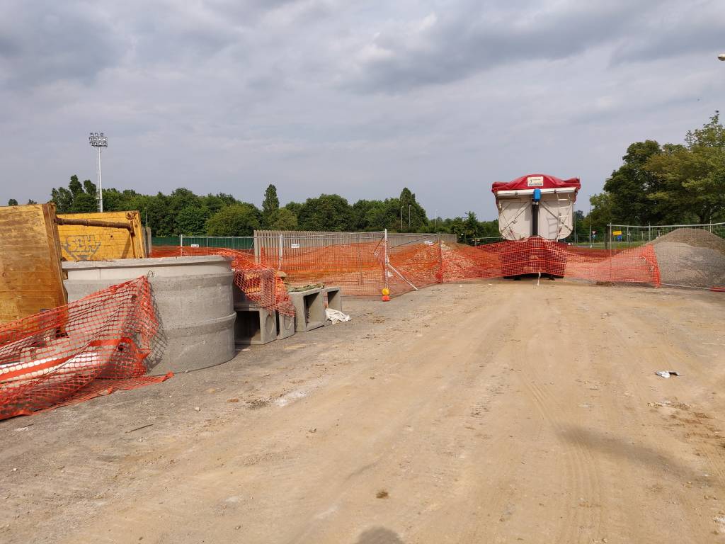 Area di parcheggio del centro sportivo Scirea, via ai lavori