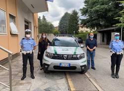 auto con cella di sicurezza polizia locale di parabiago