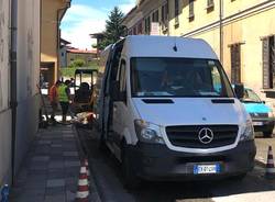 Brebbia: perdita d'acqua in via Matteotti