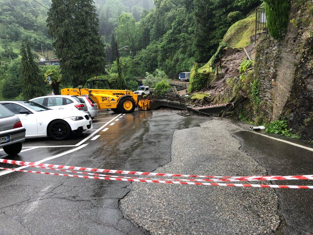 Cadegliano Viconago - Crollo in via Viconago