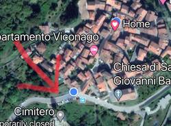 Cadegliano Viconago - Crollo in via Viconago