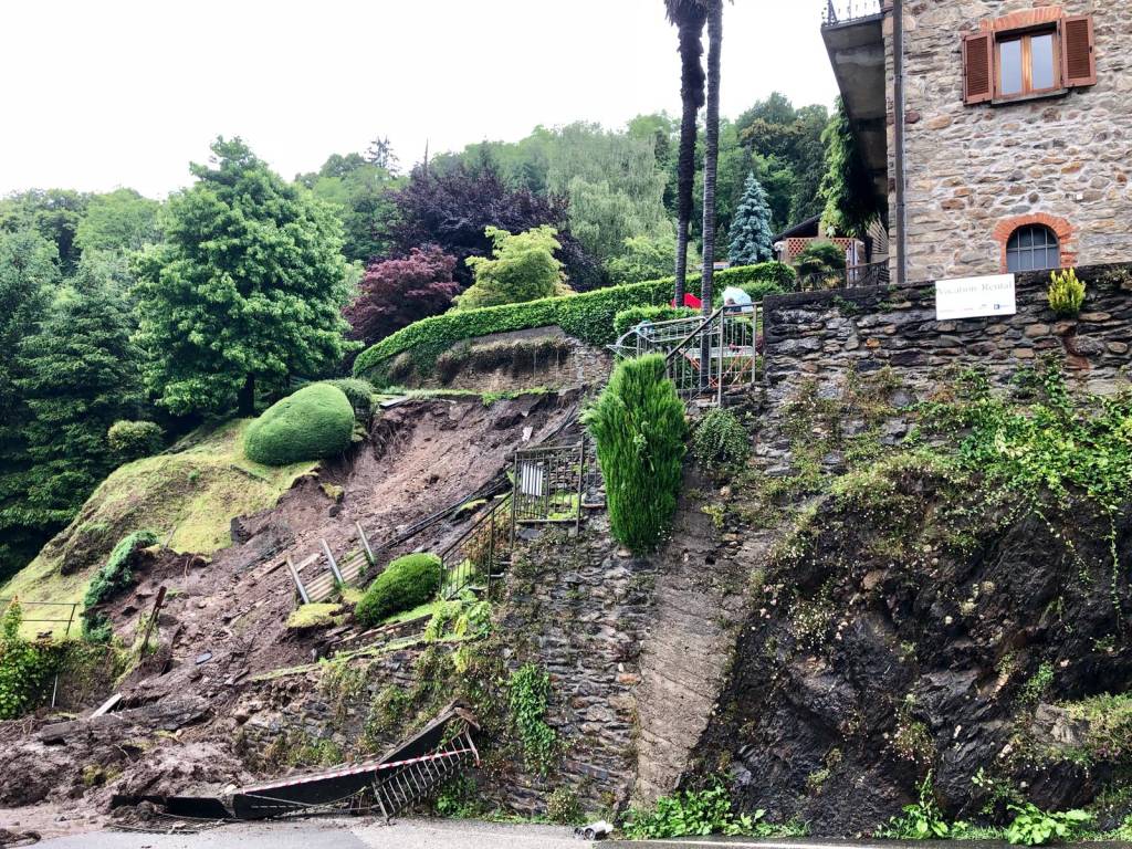 Cadegliano Viconago - Crollo in via Viconago
