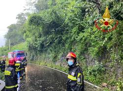 Frana tra Laveno Mombello e Castelveccana