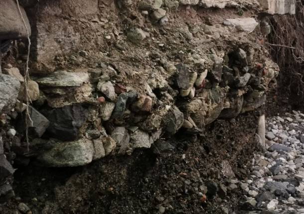 La situazione del ponte di Castello Cabiaglio