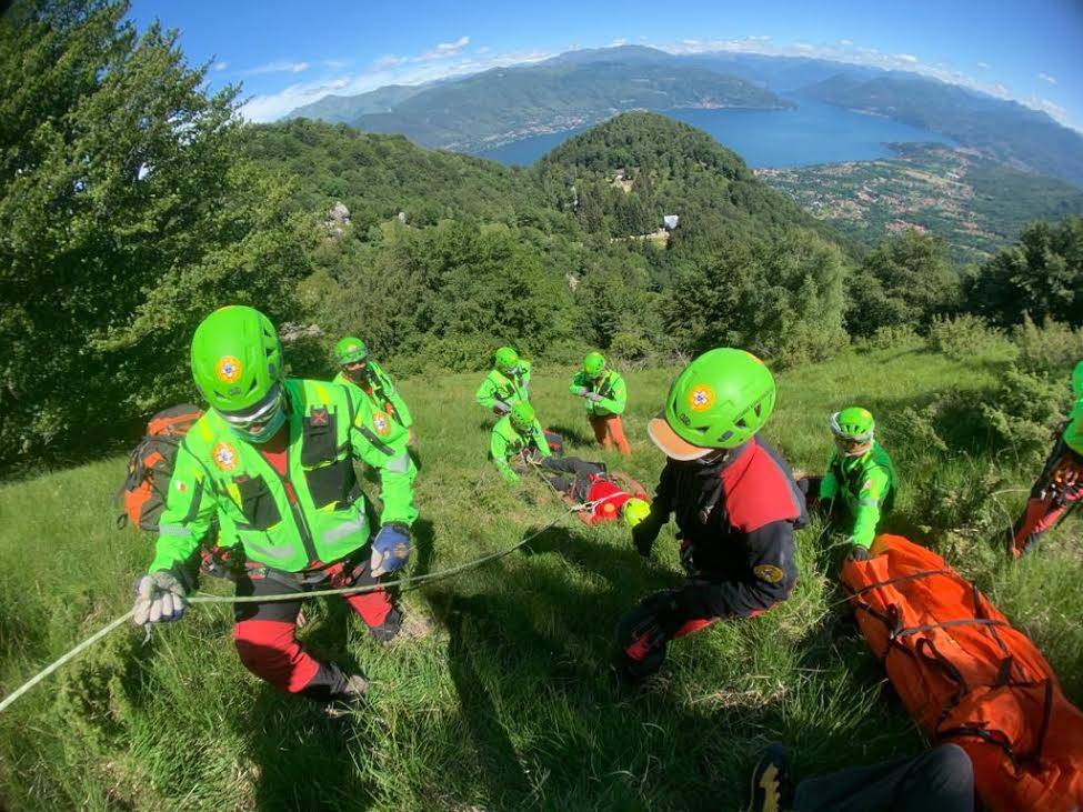 Esercitazione sul Cuvignone per il Cnsas