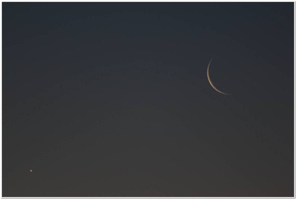 congiunzione luna e venere 