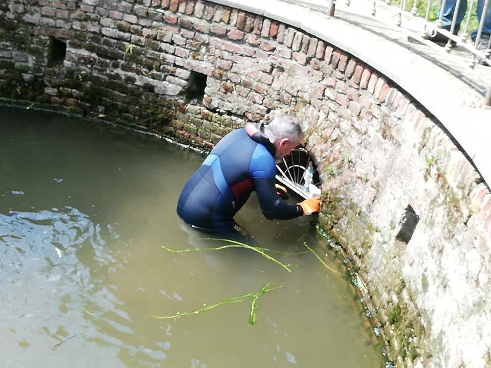 Gerenzano, pulizia del Fontanile di San Giacomo