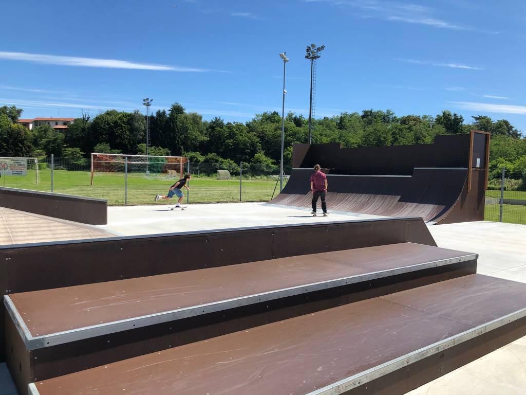 Il nuovo skatepark di Somma Lombardo