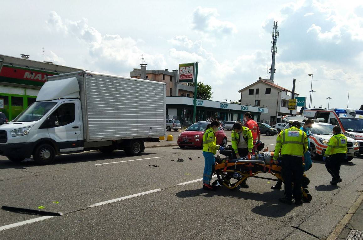 incidente via Novara