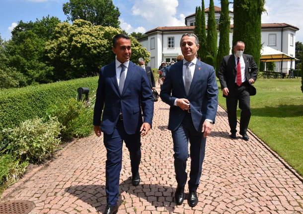 Incontro in Canton Ticino tra i ministri Cassis - Di Maio - Foto di Christian Righinetti