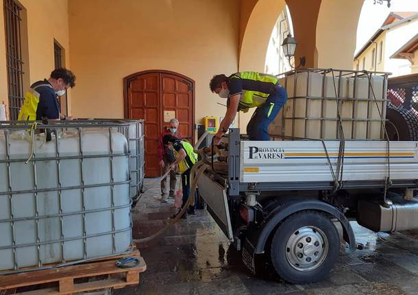 La distribuzione dell'acqua a Comerio e Barasso