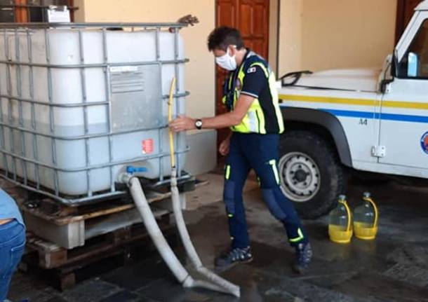 La distribuzione dell’acqua a Comerio e Barasso