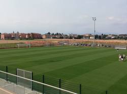 Lavori completati al nuovo centro sportivo di Cislago: il Cistellum calcio testa il campo