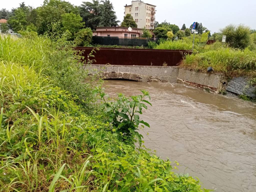 Maltempo: Olona in piena