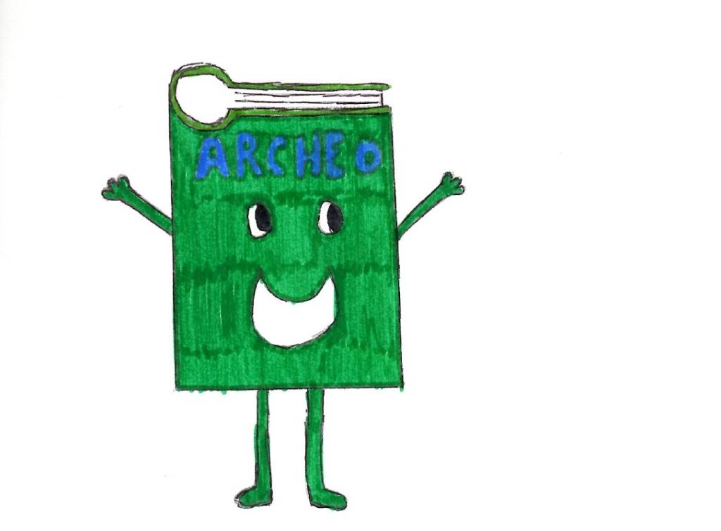 mascotte archeo di riccardo