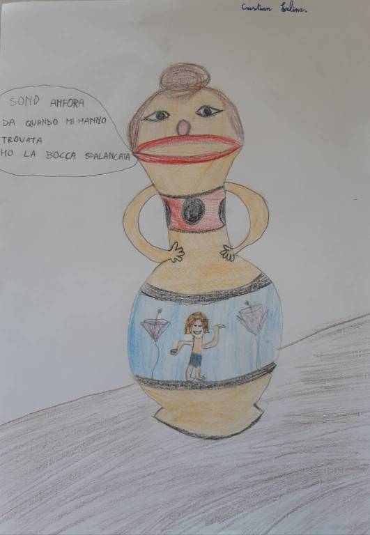 mascotte in gara per il contest Varese 4U Archeo