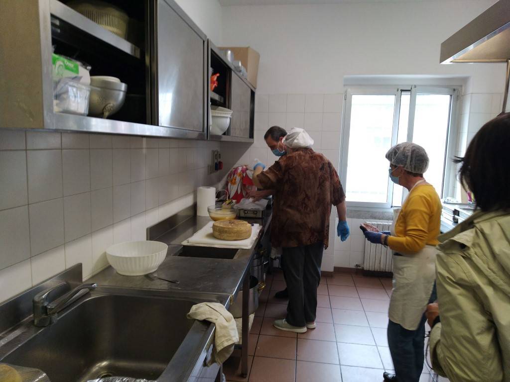 mensa della Casa della Carità