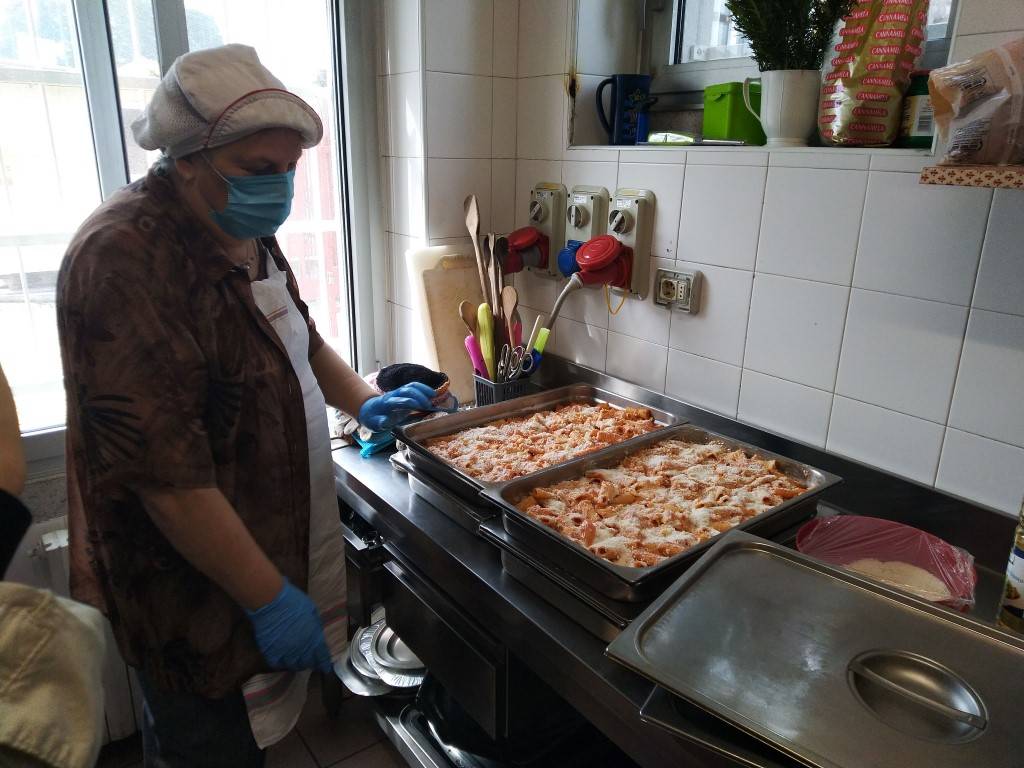mensa della Casa della Carità