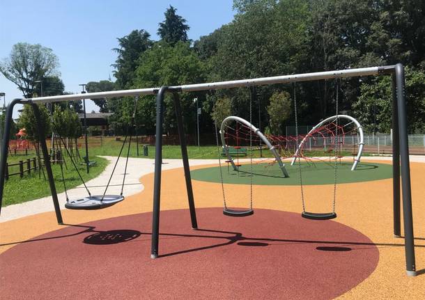 Origgio, inaugurato la nuova area del Parco dell'Infanzia