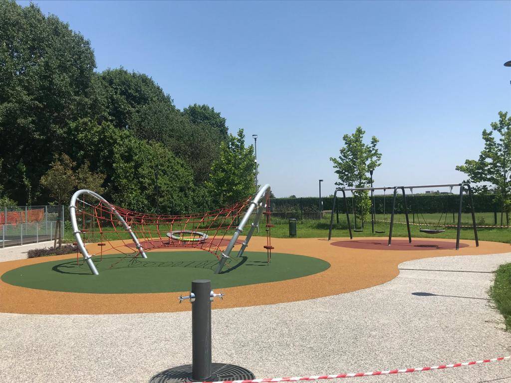 Origgio, inaugurato la nuova area del Parco dell'Infanzia