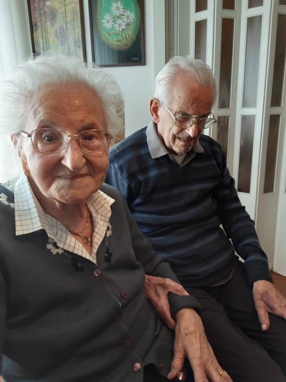 Peppino e Fleride festeggiano 73 anni di matrimonio