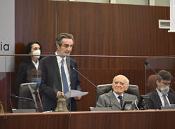 50° anniversario della nascita di Regione Lombardia: la cerimonia con i presidenti Fermi, Fontana e Bassetti