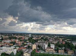 busto arsizio panorama nuvole maltempo