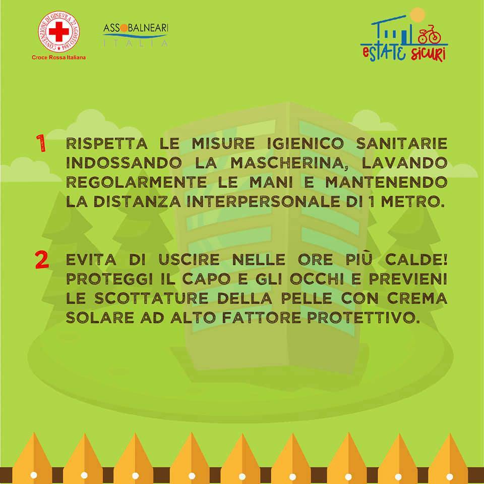 "eSTATE SICURI": dalla Croce Rossa i consigli per un'estate in serenità e sicurezza