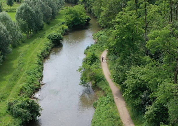 Il fascino della Valle Olona vista con il drone