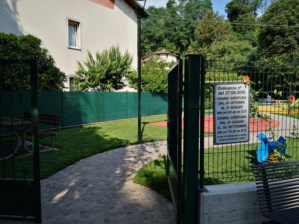 Il nuovo parco gioco di Lozza 