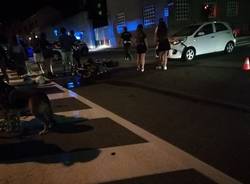 incidente auto moto busto arsizio via magenta 