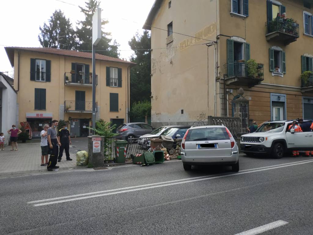 Incidente viale Aguggiari 6 luglio 2020