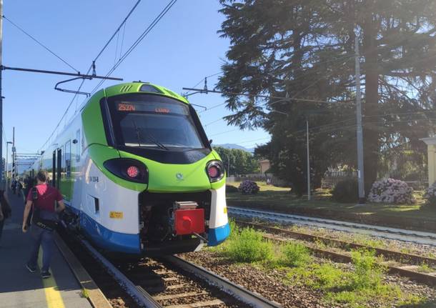 L'inaugurazione del treno Donizetti sulla tratta Milano-Luino