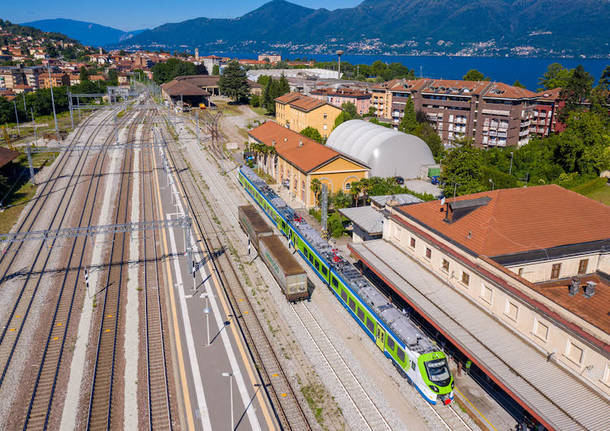 L'inaugurazione del treno Donizetti sulla tratta Milano-Luino