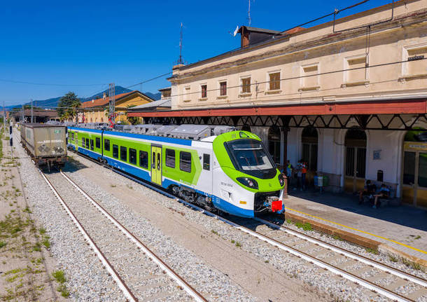 L'inaugurazione del treno Donizetti sulla tratta Milano-Luino